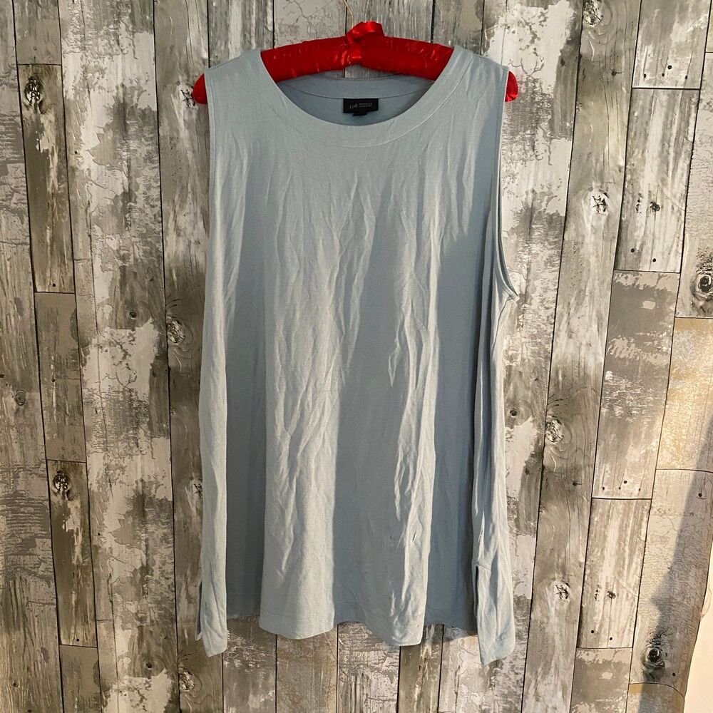 J.Jill light blue sleeveless flowy tunic tank top XL